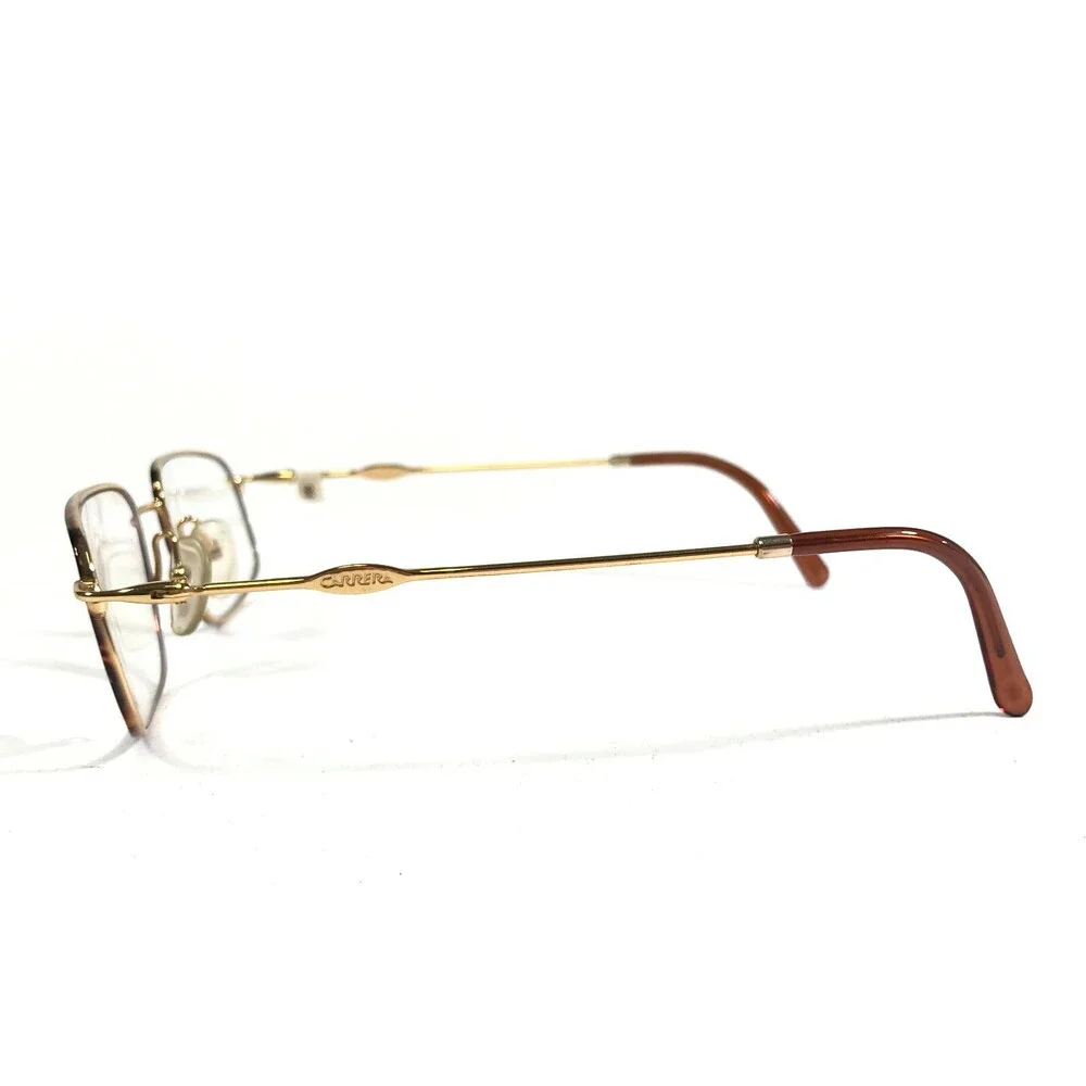 Carrera Eyeglasses Frames 5762 41 Tortoise Gold Rectangular Full Rim 51-19-130